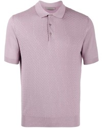 Мужская розовая футболка-поло от Corneliani
