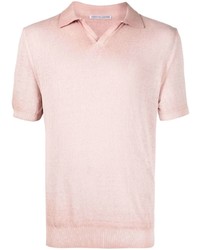 Мужская розовая футболка-поло от Daniele Alessandrini