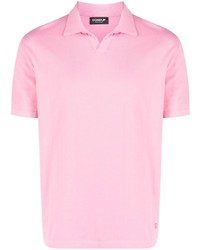 Мужская розовая футболка-поло от Dondup