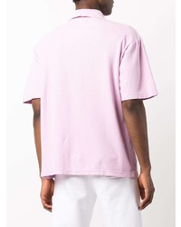 Мужская розовая футболка-поло от Local Authority