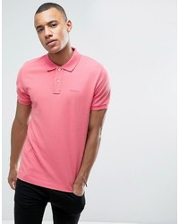 Мужская розовая футболка-поло от Esprit