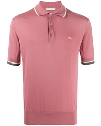 Мужская розовая футболка-поло от Etro