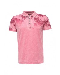 Мужская розовая футболка-поло от Guess Jeans