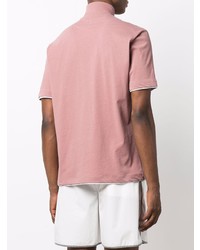 Мужская розовая футболка-поло от Eleventy