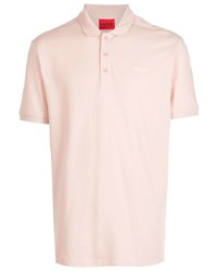Мужская розовая футболка-поло от Hugo