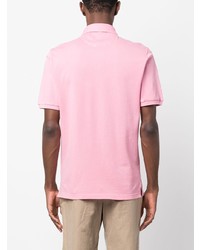 Мужская розовая футболка-поло от Fedeli