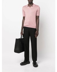 Мужская розовая футболка-поло от Tagliatore
