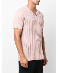 Мужская розовая футболка-поло от Ninamounah