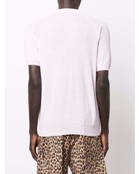 Мужская розовая футболка-поло от Laneus