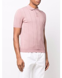 Мужская розовая футболка-поло от Lardini