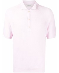 Мужская розовая футболка-поло от Laneus