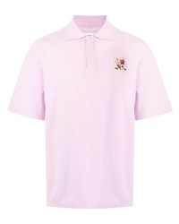 Мужская розовая футболка-поло от Local Authority