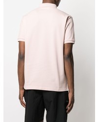 Мужская розовая футболка-поло от Stone Island