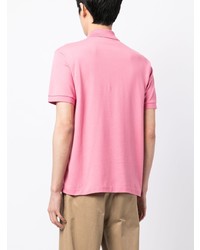 Мужская розовая футболка-поло от Lacoste