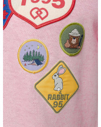 Мужская розовая футболка-поло от DSQUARED2