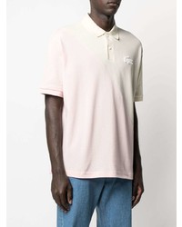 Мужская розовая футболка-поло от lacoste live