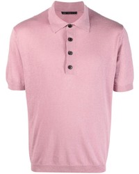 Мужская розовая футболка-поло от Low Brand
