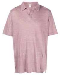 Мужская розовая футболка-поло от Massimo Alba