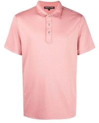 Мужская розовая футболка-поло от Michael Kors
