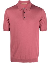 Мужская розовая футболка-поло от Nuur