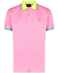 Мужская розовая футболка-поло от Peuterey