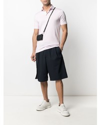 Мужская розовая футболка-поло от Fedeli