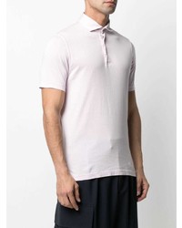Мужская розовая футболка-поло от Fedeli