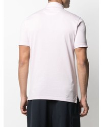 Мужская розовая футболка-поло от Fedeli