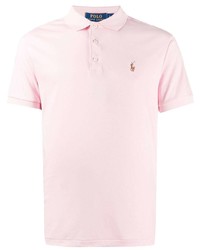 Мужская розовая футболка-поло от Polo Ralph Lauren
