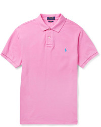 Мужская розовая футболка-поло от Polo Ralph Lauren