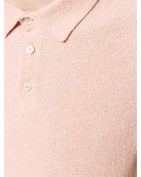 Мужская розовая футболка-поло от Roberto Collina