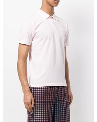 Мужская розовая футболка-поло от Sun 68