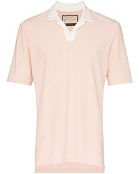 Мужская розовая футболка-поло от Prevu