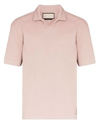 Мужская розовая футболка-поло от Prevu