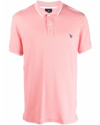 Мужская розовая футболка-поло от PS Paul Smith