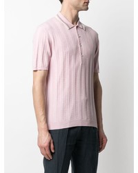 Мужская розовая футболка-поло от Altea