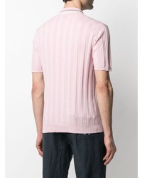 Мужская розовая футболка-поло от Altea
