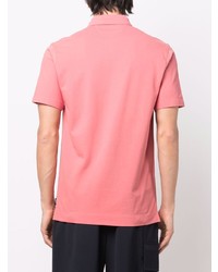 Мужская розовая футболка-поло от Zegna