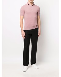 Мужская розовая футболка-поло от Lardini