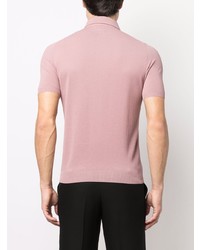 Мужская розовая футболка-поло от Lardini