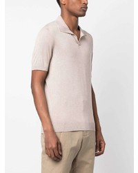 Мужская розовая футболка-поло от Tagliatore