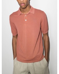 Мужская розовая футболка-поло от Eleventy