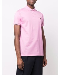 Мужская розовая футболка-поло от Ralph Lauren Purple Label