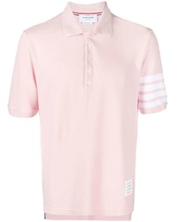 Мужская розовая футболка-поло от Thom Browne