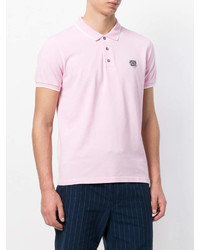 Мужская розовая футболка-поло от Kenzo