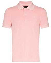 Мужская розовая футболка-поло от Tom Ford