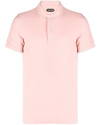 Мужская розовая футболка-поло от Tom Ford