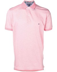 Мужская розовая футболка-поло от Tommy Hilfiger