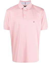 Мужская розовая футболка-поло от Tommy Hilfiger