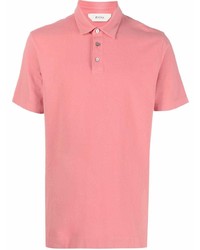 Мужская розовая футболка-поло от Zegna